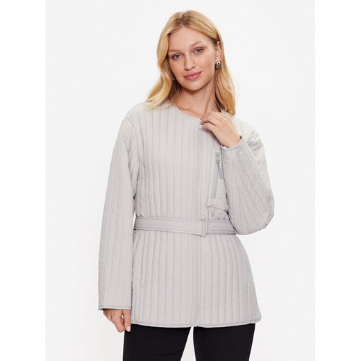 Calvin Klein Kurtka przejściowa K20K205505 Szary Regular Fit ze sklepu MODIVO w kategorii Kurtki damskie - zdjęcie 182748370