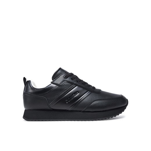 Calvin Klein Sneakersy Low Top Lace Up Logo Lth HM0HM01654 Czarny ze sklepu MODIVO w kategorii Buty sportowe męskie - zdjęcie 182748402