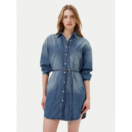 JOOP! Jeans Sukienka jeansowa Nele 30046673 Niebieski Regular Fit ze sklepu MODIVO w kategorii Sukienki - zdjęcie 182748404