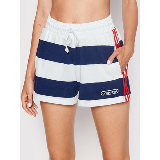 adidas Szorty sportowe HL6559 Biały Regular Fit ze sklepu MODIVO w kategorii Szorty - zdjęcie 182748433