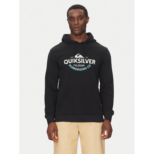 Quiksilver Bluza EQYFT05089 Czarny Regular Fit ze sklepu MODIVO w kategorii Bluzy męskie - zdjęcie 182748444