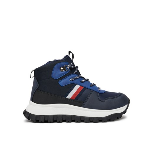Tommy Hilfiger Trzewiki T3B9-33680-1696A S Granatowy ze sklepu MODIVO w kategorii Buty zimowe dziecięce - zdjęcie 182748494