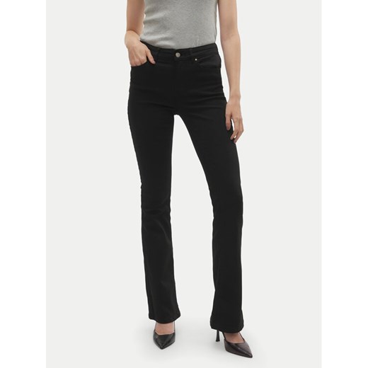 Vero Moda Jeansy Flash 10305103 Czarny Flared Fit ze sklepu MODIVO w kategorii Jeansy damskie - zdjęcie 182748522