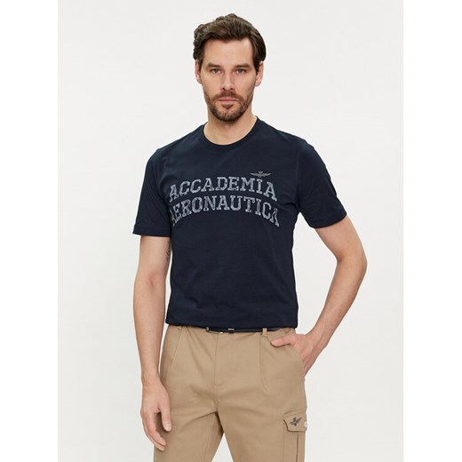 Aeronautica Militare T-Shirt 241TS2203J629 Granatowy Regular Fit ze sklepu MODIVO w kategorii T-shirty męskie - zdjęcie 182748531