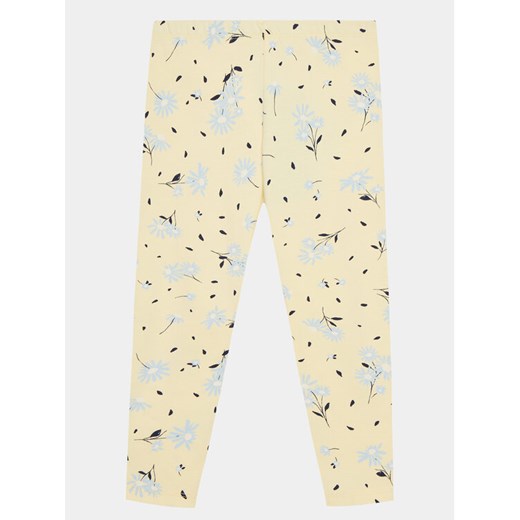 United Colors Of Benetton Legginsy 3Q0JGF03T Żółty Slim Fit ze sklepu MODIVO w kategorii Spodnie dziewczęce - zdjęcie 182748594