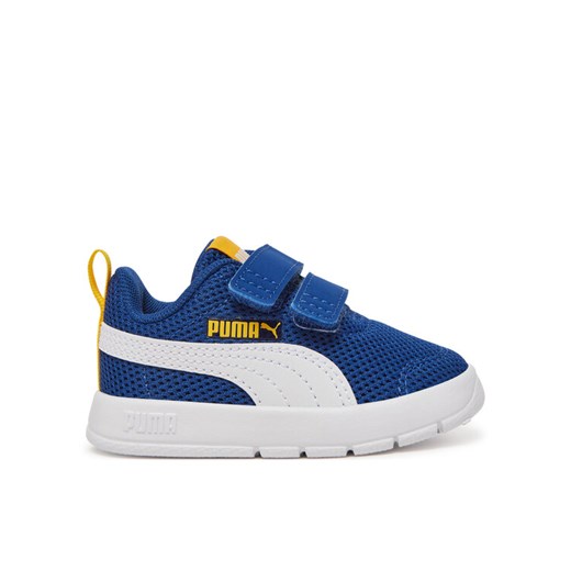 Puma Sneakersy Courtflex V3 Mesh Inf 398086 05 Niebieski ze sklepu MODIVO w kategorii Buty sportowe dziecięce - zdjęcie 182748691