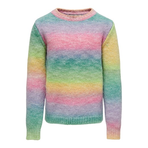 Kids ONLY Sweter Rainbow 15273007 Kolorowy Regular Fit ze sklepu MODIVO w kategorii Swetry dziewczęce - zdjęcie 182748711