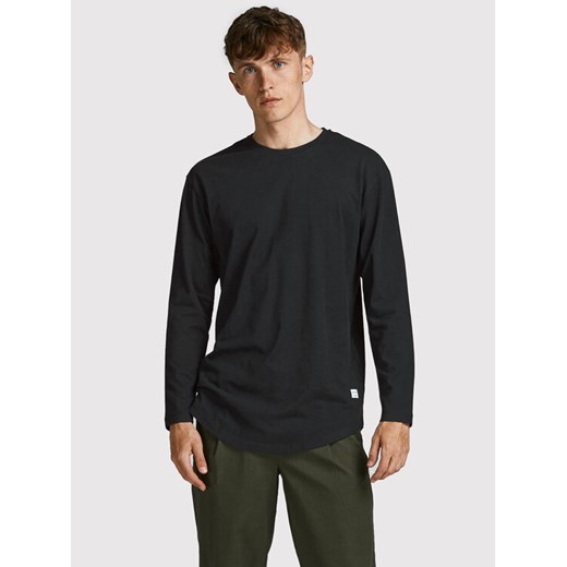 Jack&Jones Longsleeve Noa 12190128 Czarny Loose Fit ze sklepu MODIVO w kategorii T-shirty męskie - zdjęcie 182748732