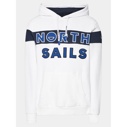 North Sails Bluza 691250 Biały Regular Fit ze sklepu MODIVO w kategorii Bluzy męskie - zdjęcie 182748734