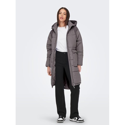 ONLY Kurtka zimowa 15160167 Szary Relaxed Fit ze sklepu MODIVO w kategorii Kurtki damskie - zdjęcie 182748784