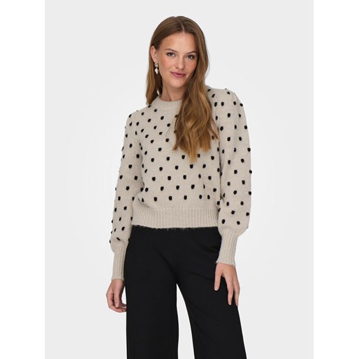 JDY Sweter 15304813 Écru Regular Fit ze sklepu MODIVO w kategorii Swetry damskie - zdjęcie 182748840