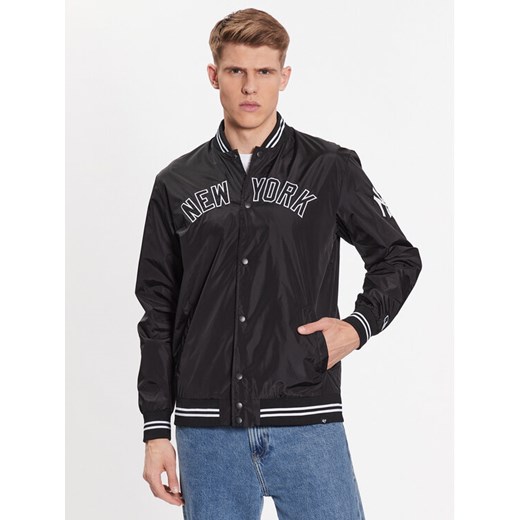 47 Brand Kurtka bomber New York Yankees Wordmark 47 Drift Track Jacket Czarny Regular Fit ze sklepu MODIVO w kategorii Kurtki męskie - zdjęcie 182748883