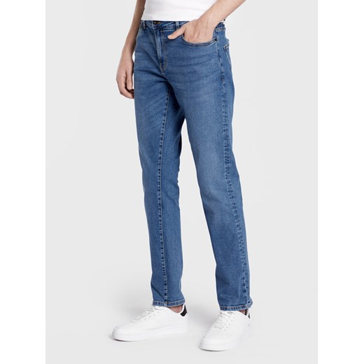 Solid Jeansy Ryder 21104845 Niebieski Regular Fit ze sklepu MODIVO w kategorii Jeansy męskie - zdjęcie 182748903
