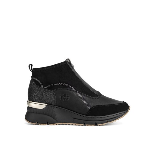 Rieker Botki N6361-00 Czarny ze sklepu MODIVO w kategorii Botki - zdjęcie 182748904