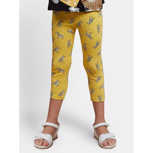 Mayoral Legginsy 3702 Żółty Slim Fit ze sklepu MODIVO w kategorii Spodnie dziewczęce - zdjęcie 182748952