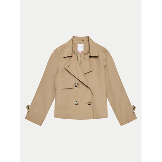 Vero Moda Girl Kurtka przejściowa Zoa 10301964 Beżowy Regular Fit ze sklepu MODIVO w kategorii Płaszcze dziewczęce - zdjęcie 182749003