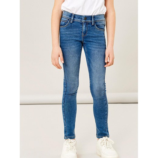 NAME IT Jeansy 13210232 Niebieski Skinny Fit ze sklepu MODIVO w kategorii Spodnie dziewczęce - zdjęcie 182749071