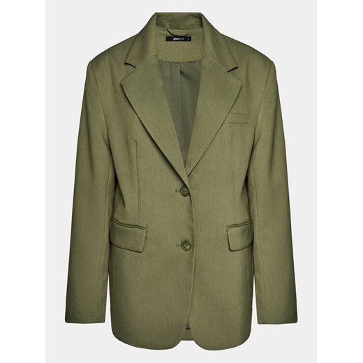 Gina Tricot Marynarka 19703 Khaki Oversize ze sklepu MODIVO w kategorii Marynarki damskie - zdjęcie 182749073