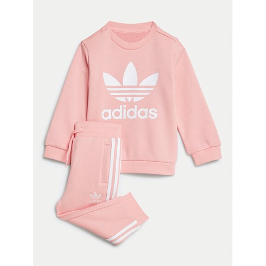 adidas Dres JC6508 Różowy Regular Fit ze sklepu MODIVO w kategorii Komplety niemowlęce - zdjęcie 182749220