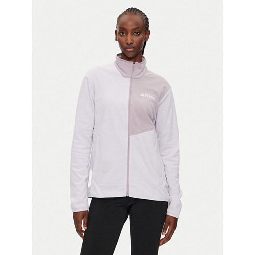 adidas Polar Terrex Multi IZ3298 Fioletowy Regular Fit ze sklepu MODIVO w kategorii Bluzy damskie - zdjęcie 182749232