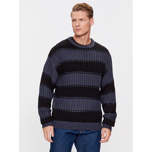 Jack&Jones Sweter 12241846 Granatowy Regular Fit ze sklepu MODIVO w kategorii Swetry męskie - zdjęcie 182749284
