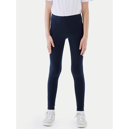NAME IT Legginsy 13180124 Granatowy Slim Fit ze sklepu MODIVO w kategorii Spodnie dziewczęce - zdjęcie 182749334