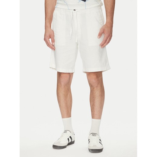 Jack&Jones Szorty materiałowe Jaiden 12274968 Biały Relaxed Fit ze sklepu MODIVO w kategorii Spodenki męskie - zdjęcie 182749344