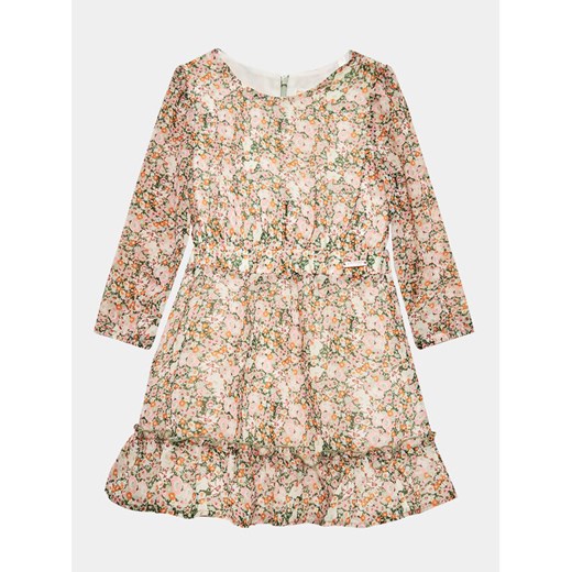 Guess Sukienka codzienna Chiffon K3YK11 WA2T0 Kolorowy Regular Fit ze sklepu MODIVO w kategorii Sukienki dziewczęce - zdjęcie 182749370
