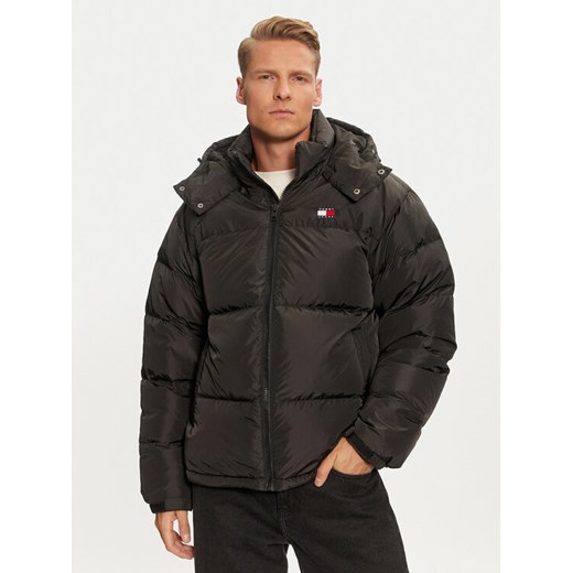 Tommy Jeans Kurtka puchowa Alaska DM0DM19537 Czarny Loose Fit ze sklepu MODIVO w kategorii Kurtki męskie - zdjęcie 182749560