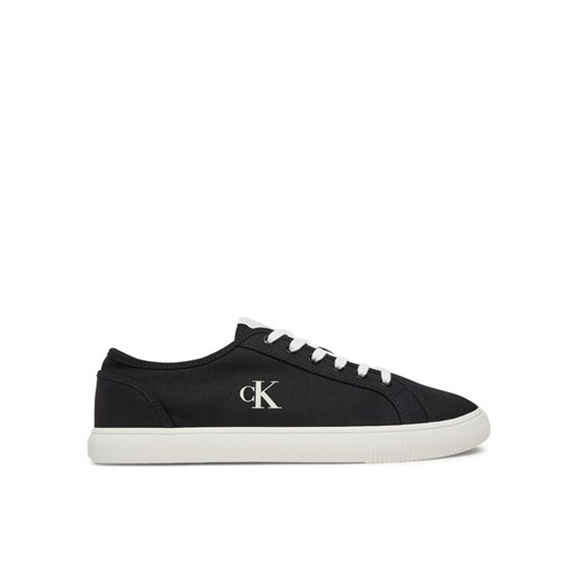 Calvin Klein Jeans Tenisówki Ess Vulc Low Mg Canvas YM0YM01209 Czarny ze sklepu MODIVO w kategorii Trampki męskie - zdjęcie 182749632