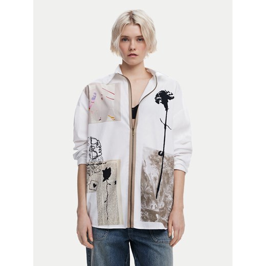 Desigual Koszula Recortes 25SWCW23 Biały Relaxed Fit ze sklepu MODIVO w kategorii Koszule damskie - zdjęcie 182749671