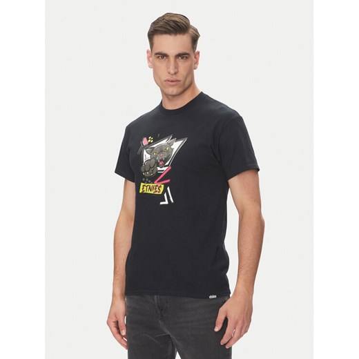 Etnies T-Shirt Puma 4130004126 Czarny Regular Fit ze sklepu MODIVO w kategorii T-shirty męskie - zdjęcie 182749690