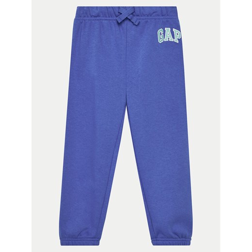 Gap Spodnie dresowe 725227-03 Niebieski Regular Fit ze sklepu MODIVO w kategorii Spodnie chłopięce - zdjęcie 182749711