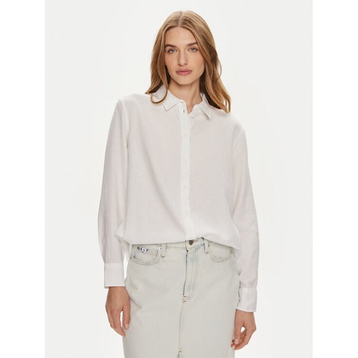 Vero Moda Koszula Linn 10305085 Biały Relaxed Fit ze sklepu MODIVO w kategorii Koszule damskie - zdjęcie 182749733