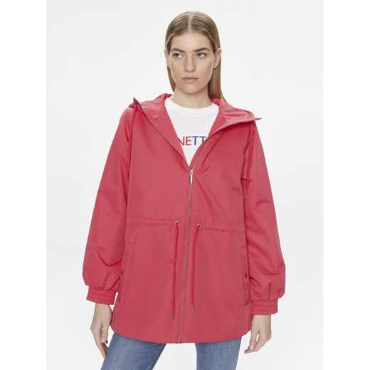 United Colors Of Benetton Kurtka przejściowa 27WZDN054 Różowy Regular Fit ze sklepu MODIVO w kategorii Kurtki damskie - zdjęcie 182749833