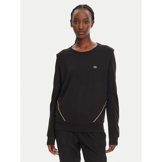 Liu Jo Sport Bluza TA5039 JS182 Czarny Relaxed Fit ze sklepu MODIVO w kategorii Bluzy damskie - zdjęcie 182749890