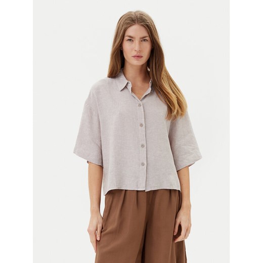 Vero Moda Koszula Linn 10306820 Szary Relaxed Fit ze sklepu MODIVO w kategorii Koszule damskie - zdjęcie 182749903