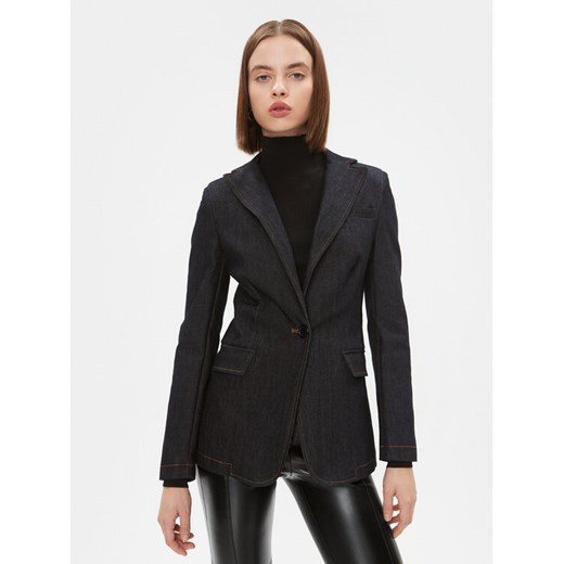 TWINSET Marynarka 232TP2390 Granatowy Regular Fit ze sklepu MODIVO w kategorii Marynarki damskie - zdjęcie 182749912