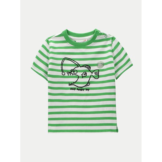 Coccodrillo T-Shirt WC4143201UWN Zielony Regular Fit ze sklepu MODIVO w kategorii Koszulki niemowlęce - zdjęcie 182750081