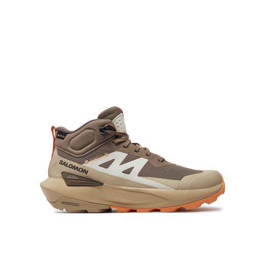 Salomon Trekkingi Elixir Activ Mid Gore-Tex L47457200 Beżowy ze sklepu MODIVO w kategorii Buty trekkingowe damskie - zdjęcie 182750110