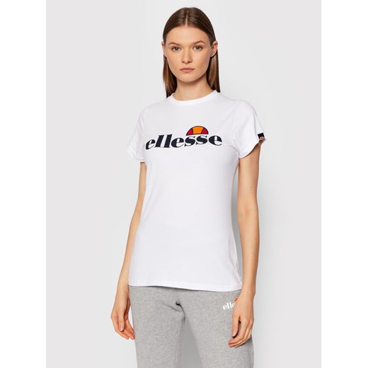 Ellesse T-Shirt Hayes SGK11399 Biały Regular Fit ze sklepu MODIVO w kategorii Bluzki damskie - zdjęcie 182750133