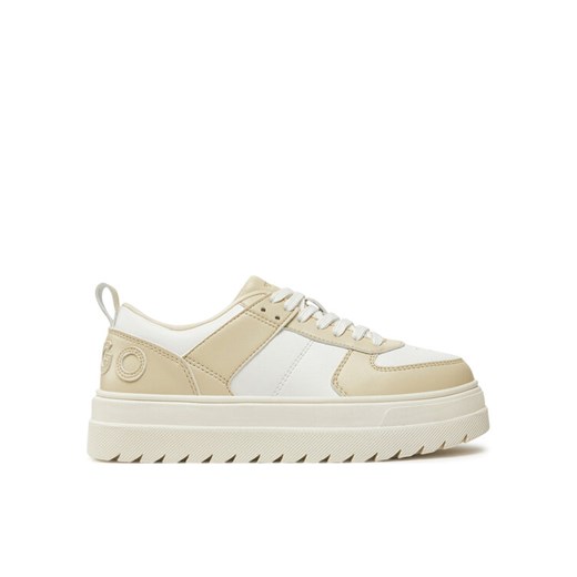 HUGO Sneakersy Lyssa 50536310 Beżowy ze sklepu MODIVO w kategorii Buty sportowe damskie - zdjęcie 182750152