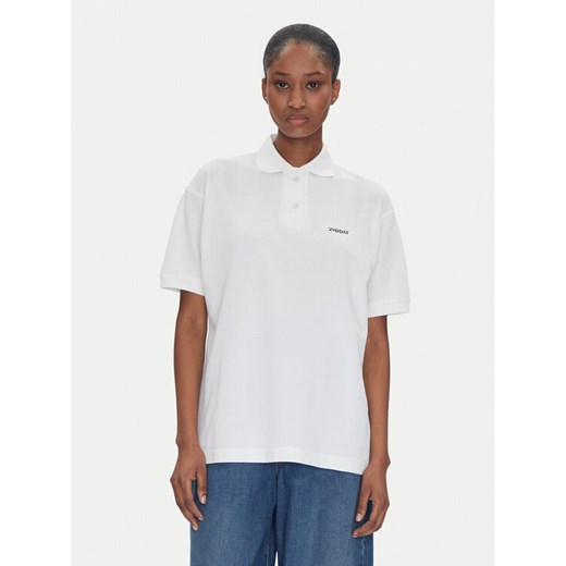 2NDDAY Polo Aralena 2252248329 Biały Loose Fit ze sklepu MODIVO w kategorii Bluzki damskie - zdjęcie 182750191