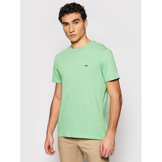 Lacoste T-Shirt TH6709 Zielony Regular Fit Lacoste 3 MODIVO