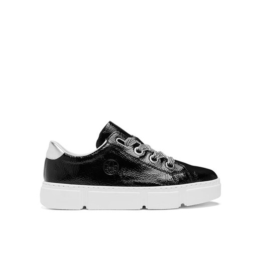 Rieker Sneakersy N59A2-00 Czarny ze sklepu MODIVO w kategorii Buty sportowe damskie - zdjęcie 182750420