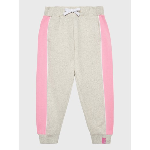 United Colors Of Benetton Spodnie dresowe 3J68CF030 Szary Relaxed Fit ze sklepu MODIVO w kategorii Spodnie dziewczęce - zdjęcie 182750482
