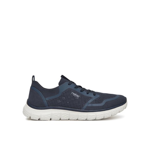 Rieker Sneakersy B6600-14 Granatowy ze sklepu MODIVO w kategorii Buty sportowe męskie - zdjęcie 182750534