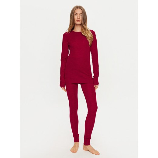 Whistler Komplet bielizny termoaktywnej Cerro W Merino Wool Baselayer Set W233596 Czerwony ze sklepu MODIVO w kategorii Bielizna termoaktywna damska - zdjęcie 182750604