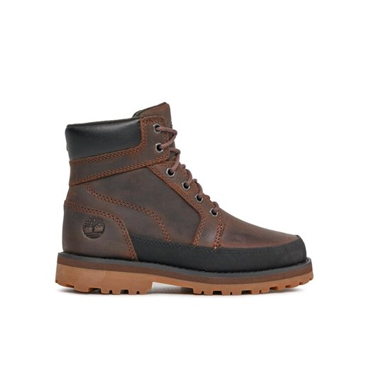 Timberland Trapery Courma Kid Boot W/ Rand TB0A5XHN9311 Brązowy ze sklepu MODIVO w kategorii Buty zimowe dziecięce - zdjęcie 182750660