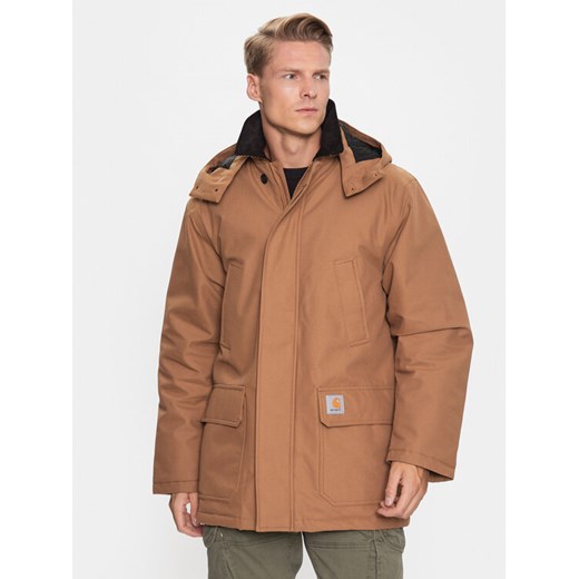 Carhartt WIP Parka Rigby I030831 Beżowy Regular Fit ze sklepu MODIVO w kategorii Parki męskie - zdjęcie 182750701